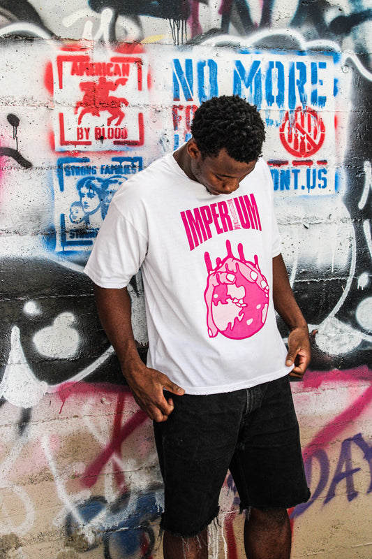 PINK WRLD T SHIRT